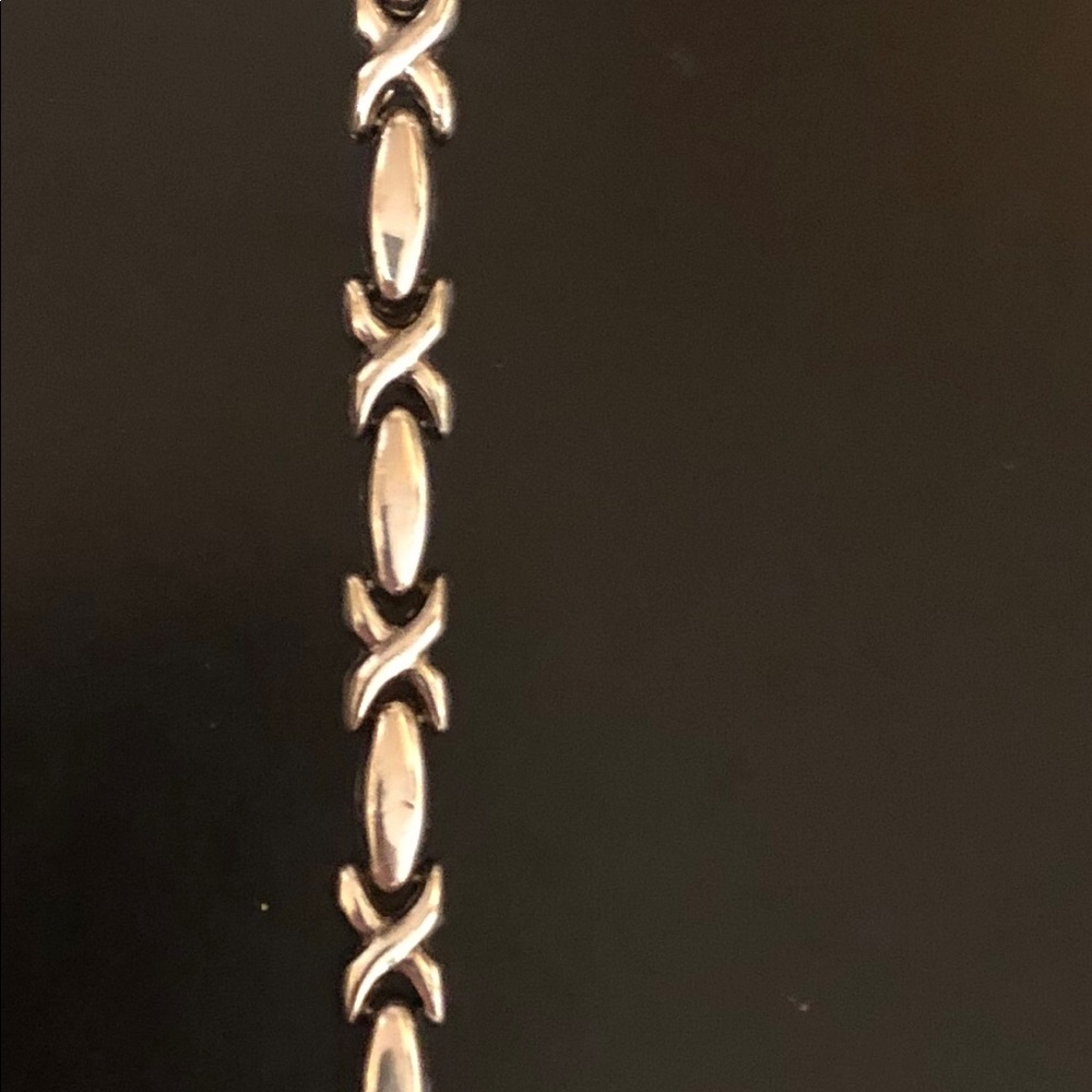 Sterling Silver Hugs & Kisses Bracelet, X’s & O’s